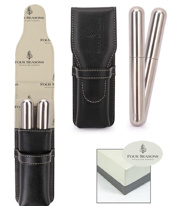 Double Cigar Tube in Case