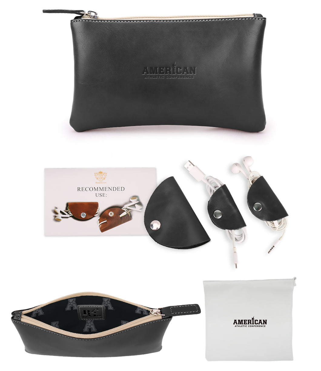 Tech Cord Wraps in Zippered Pouch (3)