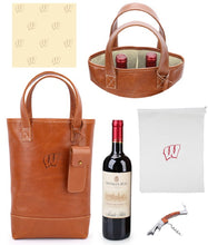 Load image into Gallery viewer, Westport 2 Bottle Wine Tote
