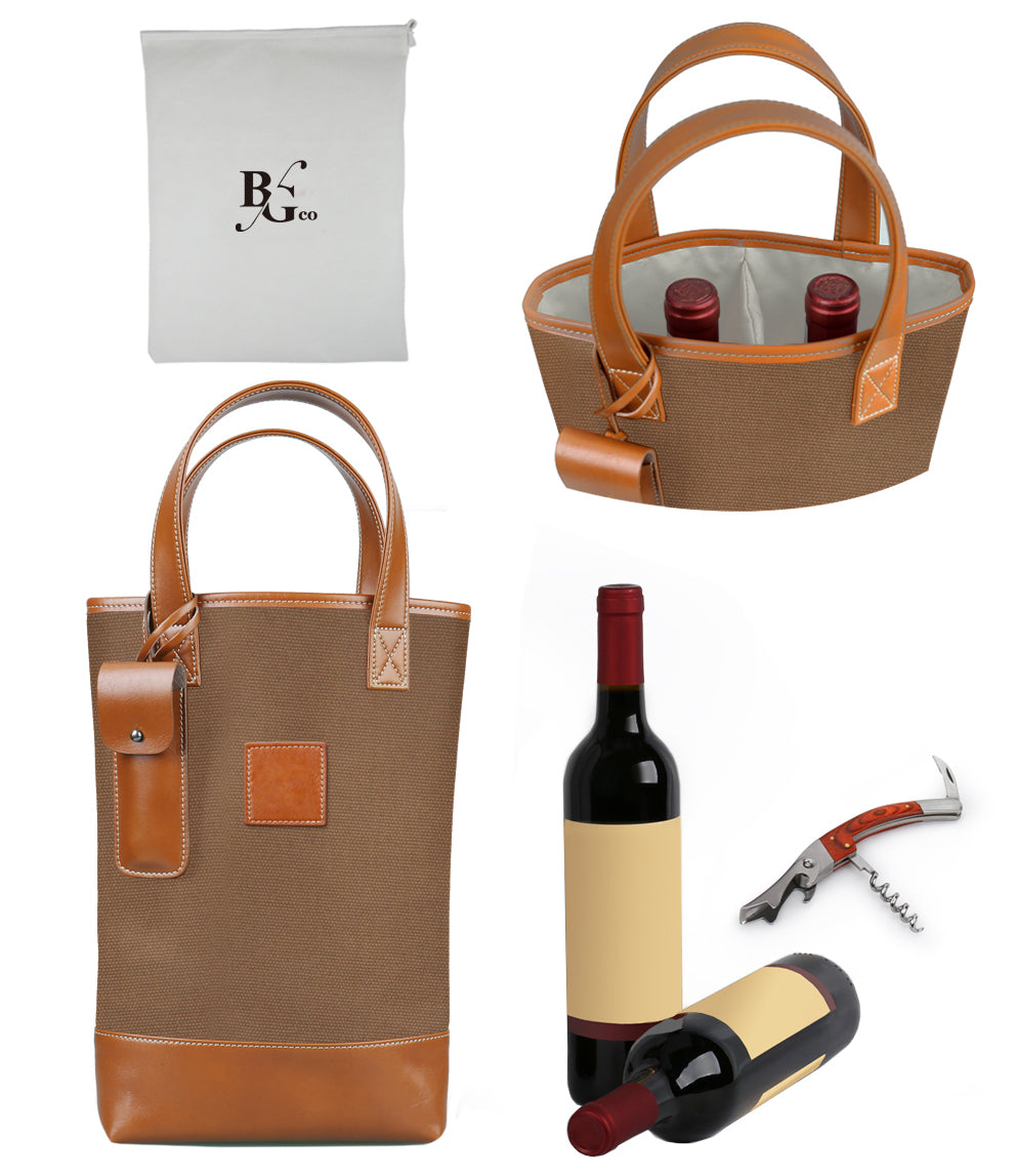 Princeton Corkscrew - Insulated Wine Tote Bag
